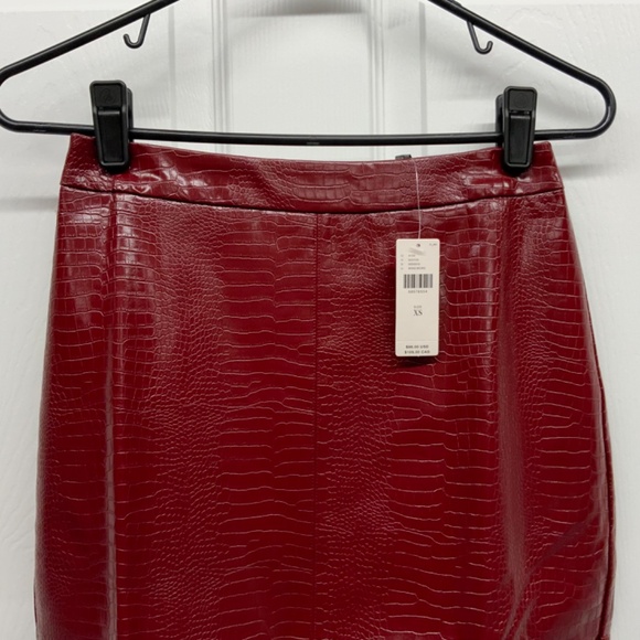 Anthropologie Sunday in Brooklyn Maxine Faux Leather Pencil Skirt - Picture 9 of 14